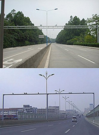 監(jiān)控桿交通信號(hào)桿5